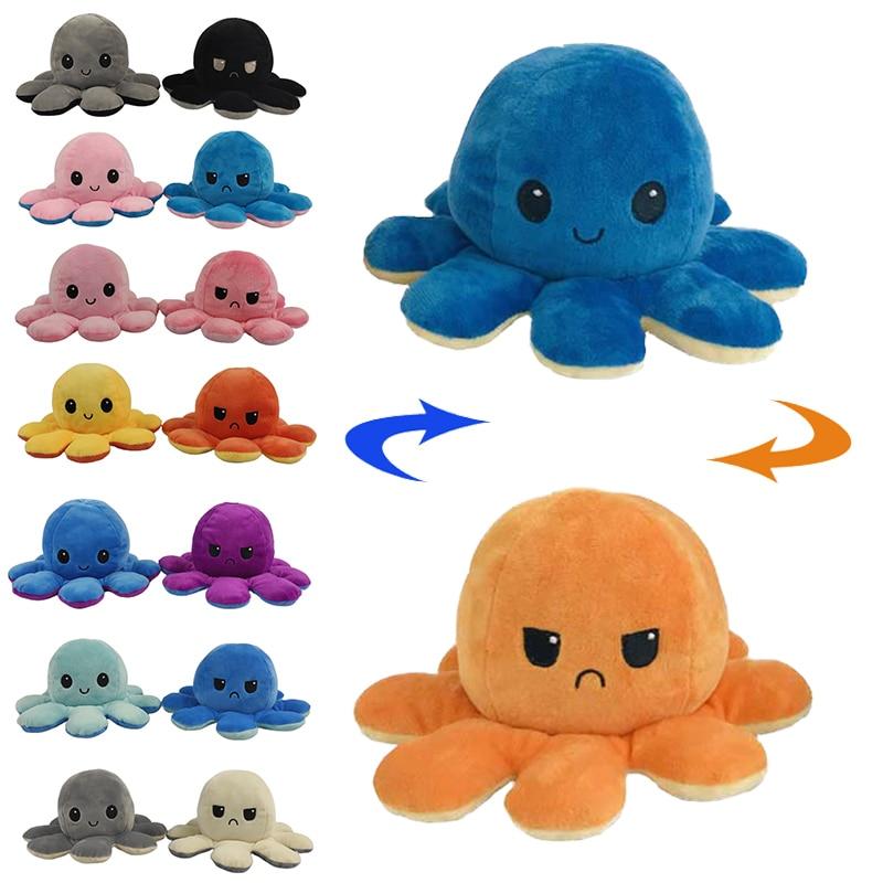 Reversible Octopus Plush Toy